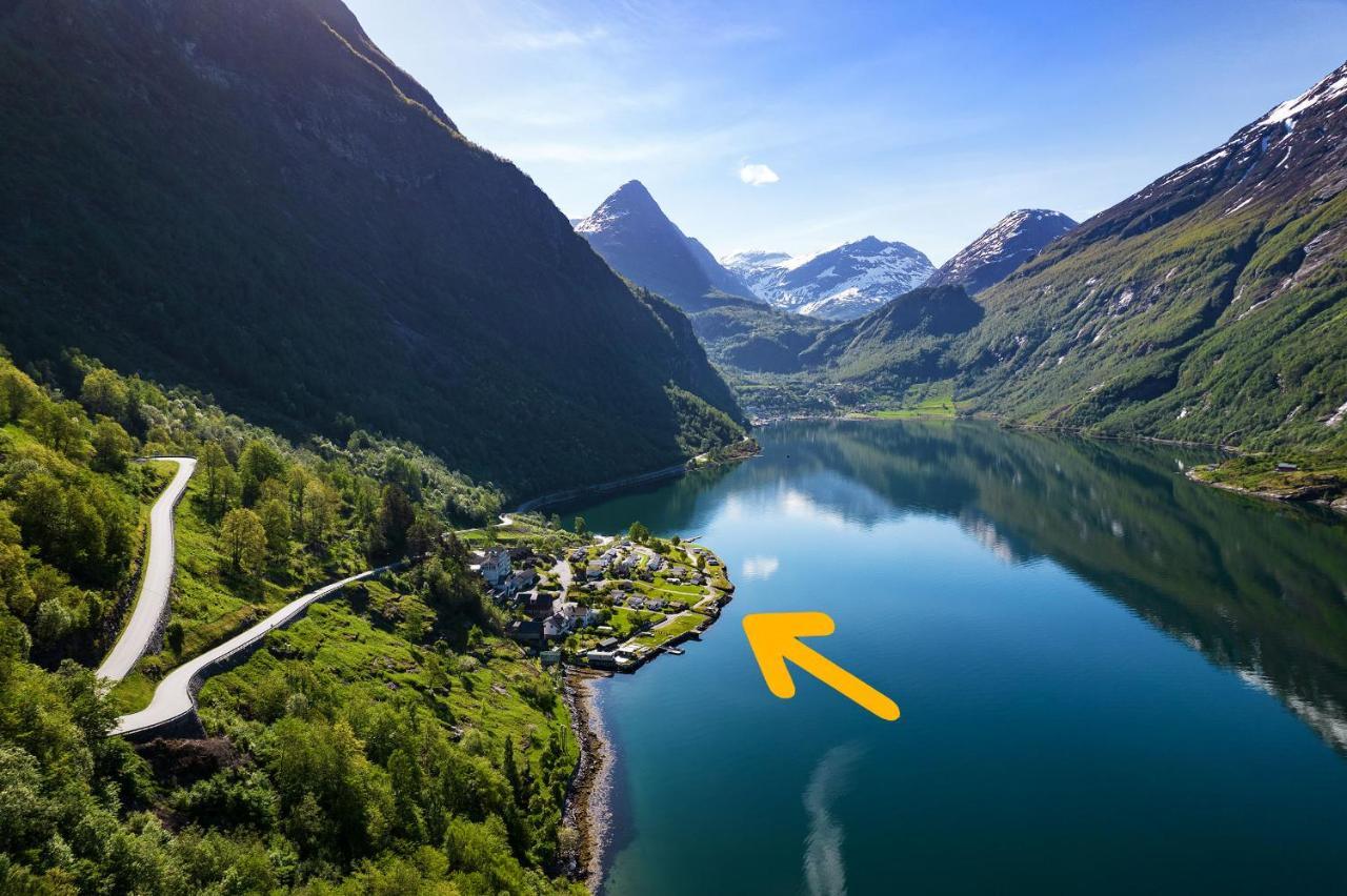 Geirangerfjorden Feriesenter Hotell Eksteriør bilde