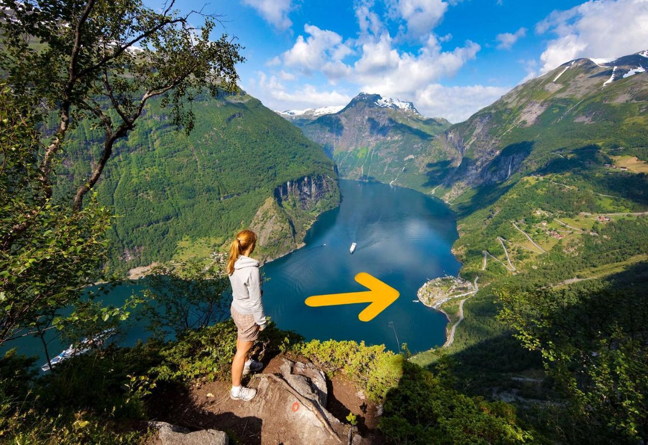 Geirangerfjorden Feriesenter Hotell Eksteriør bilde